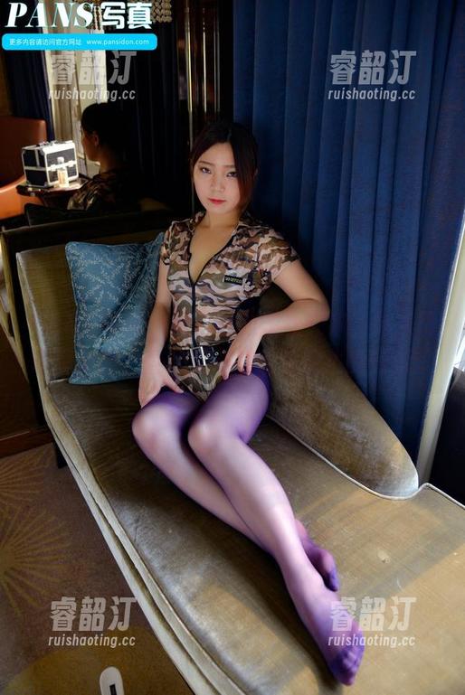 PANS摄影 - 黑与白的灰丝交织，韩美轩写真合集，喜欢到不知如何表达的感觉。